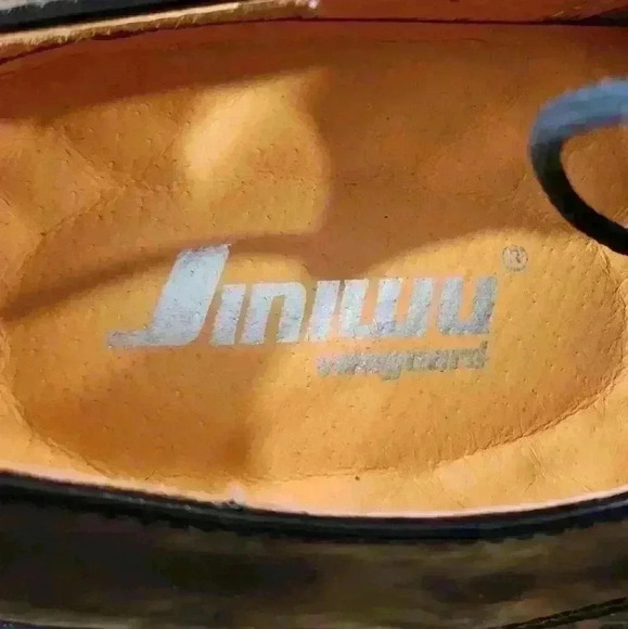 Jiniwu Vanguard Men's Black Leather Derby Shoes Size EU40 / US10 NWOB - Picture 7 of 9